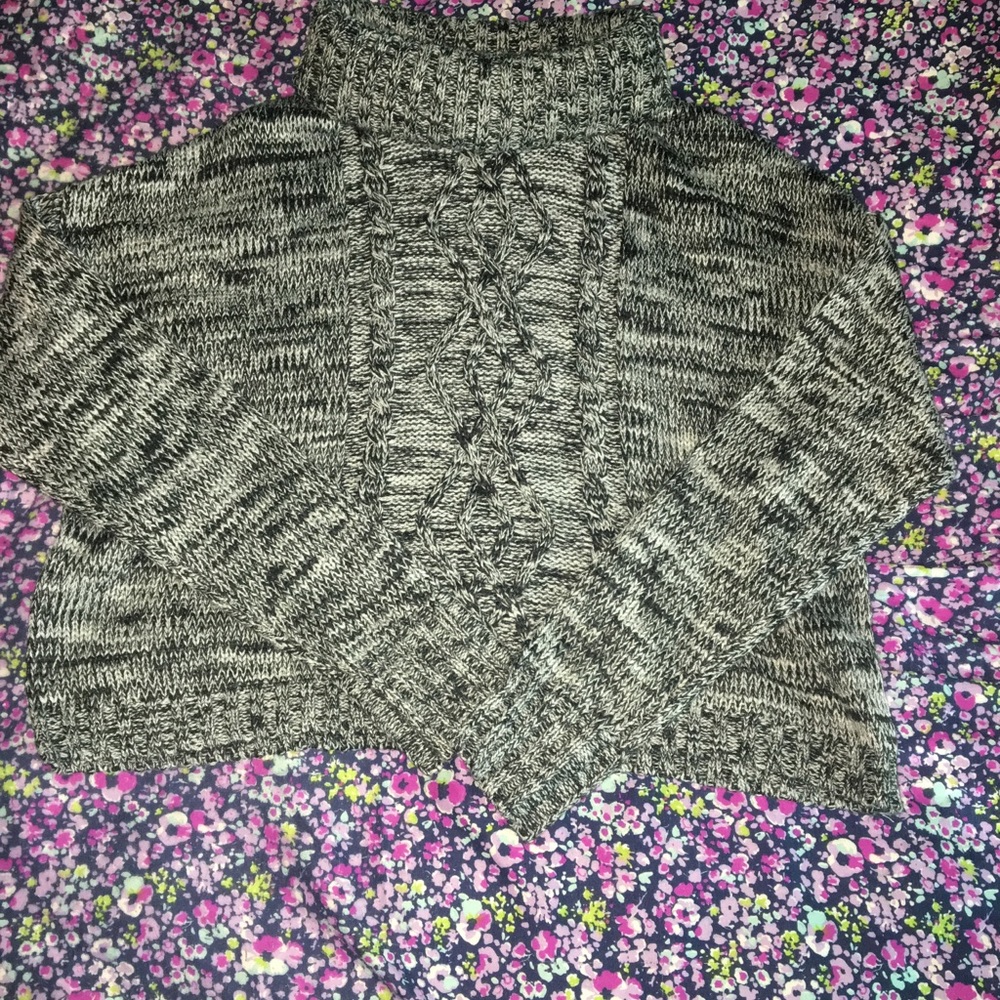 Black and Gray Sweater